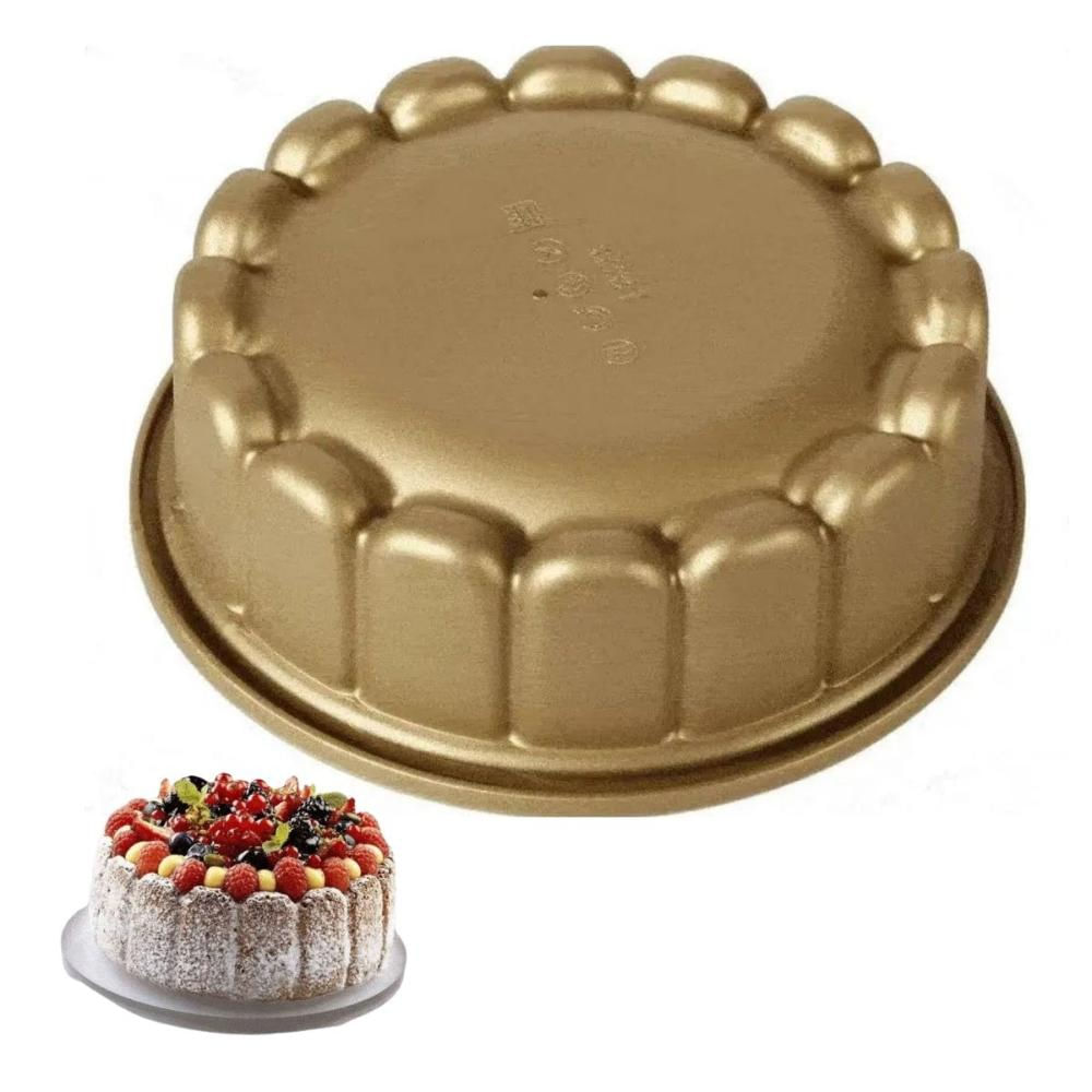 Forma Silicone Bolo Charlotte Decorativa 20cm Silikomart