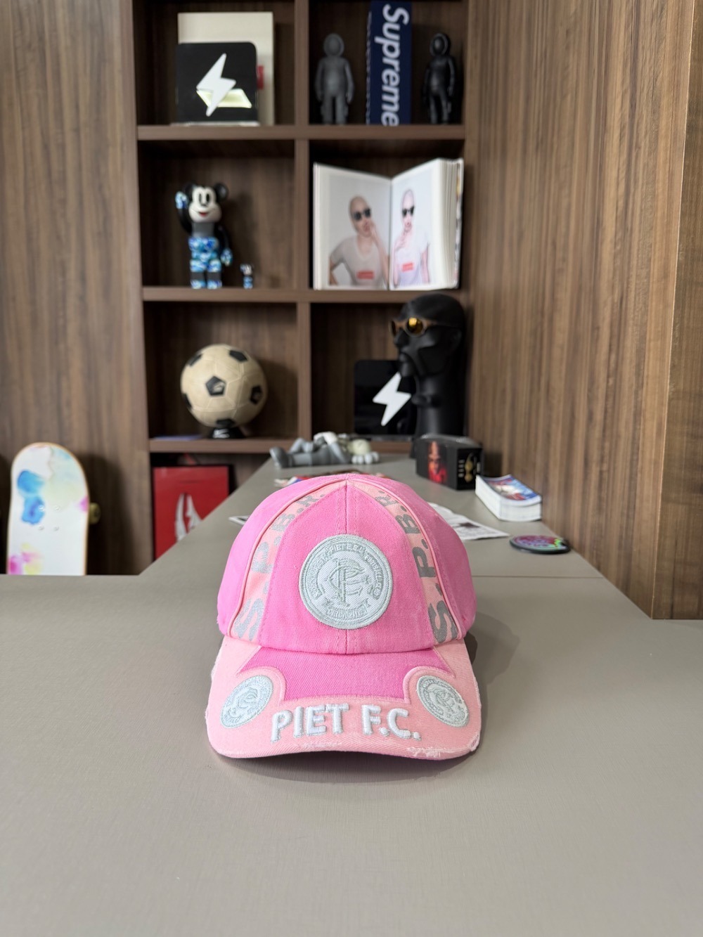 Boné Piet F.C Pink — Único, Novo