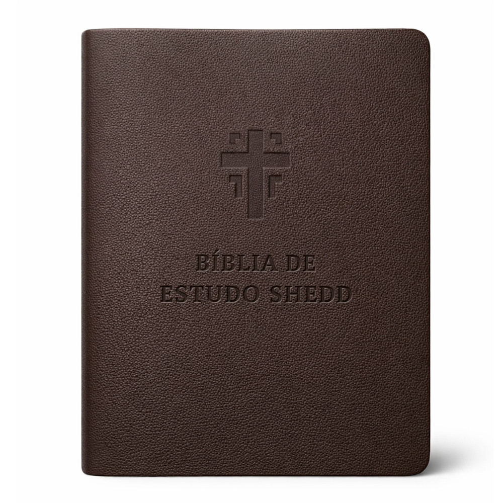 Bíblia de Estudo Shedd | A21 | Couro Legítimo Marrom