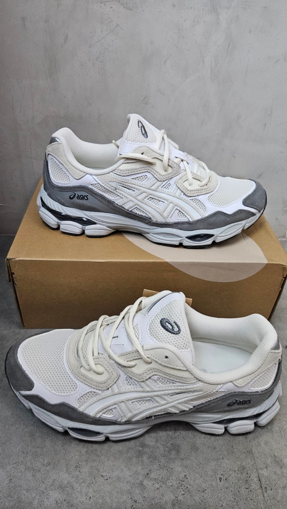 Asics Gel-NYC Gray White — 40, Novo