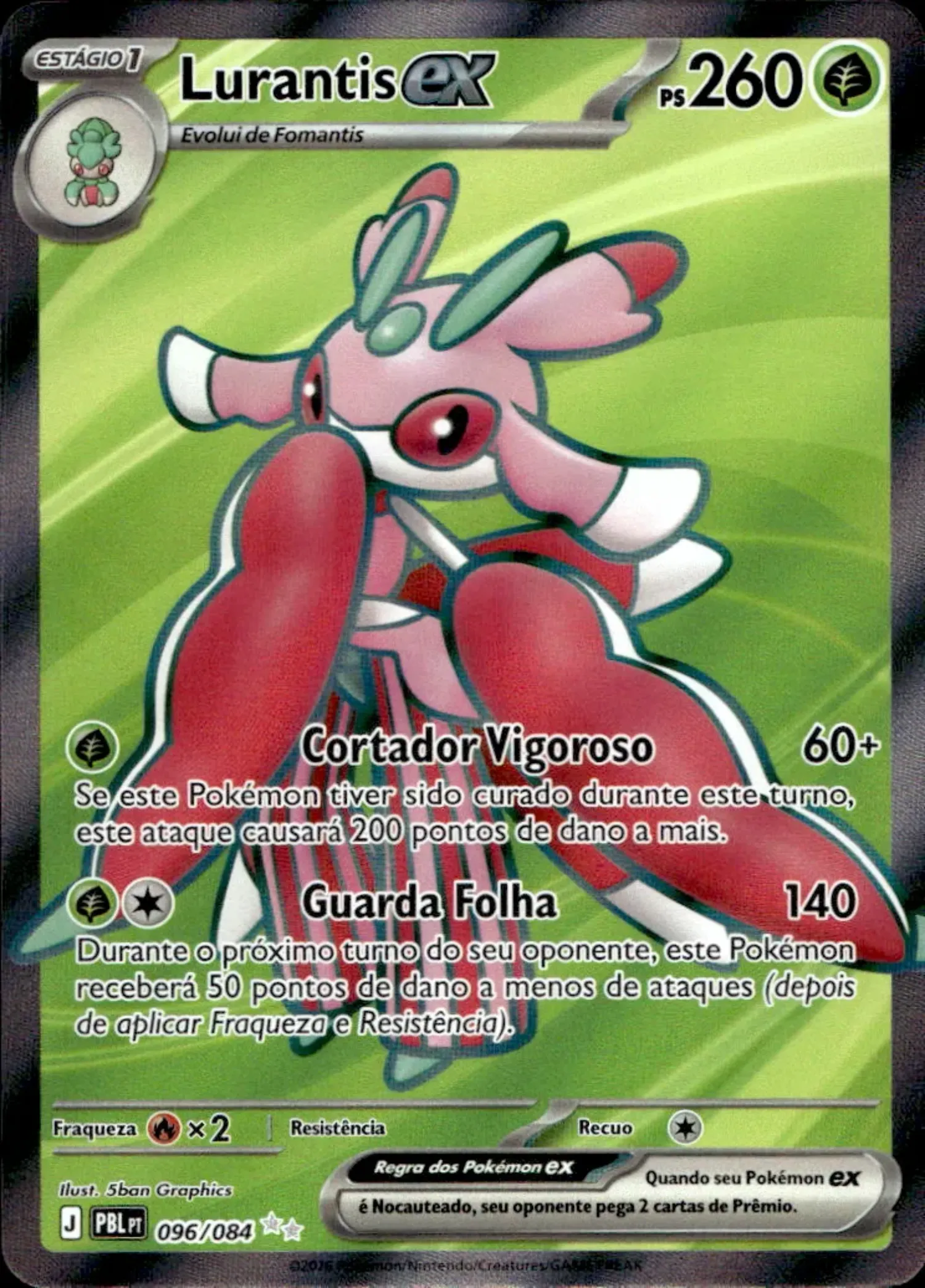 Lurantis ex (96/84) Escuridão Absoluta Pokémon TCG — Near Mint, Novo