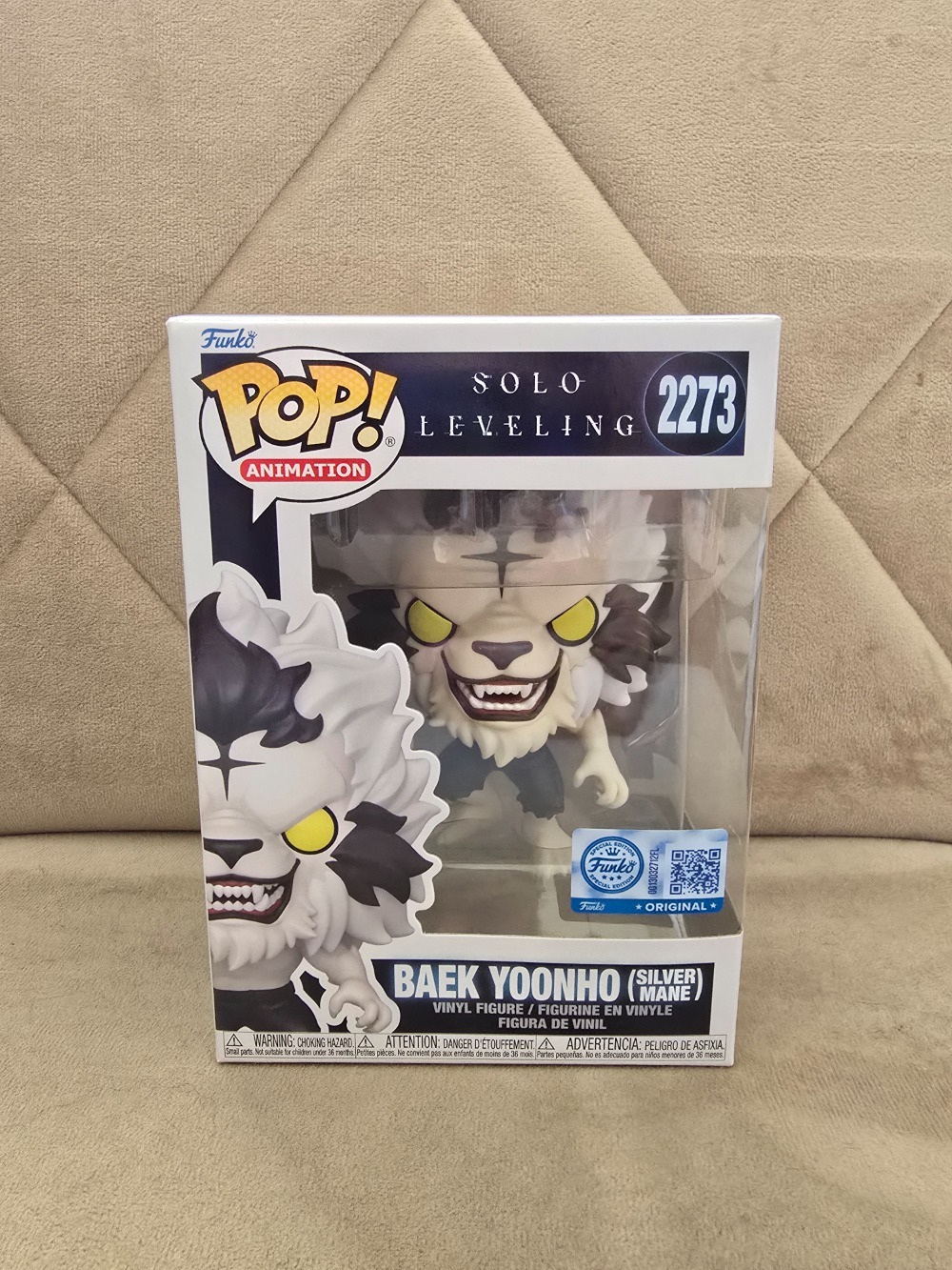 Funko Pop! Solo Leveling Baek Yoonho #2273 — POP, Novo