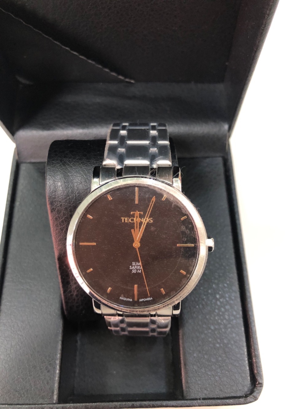 Relógio Technos Slim Silver 40 mm — Único, Novo