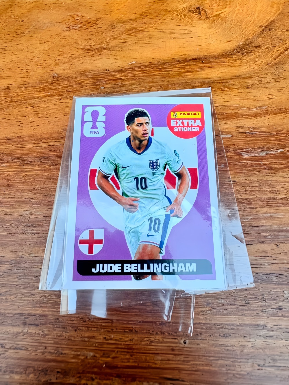 Figurinha Panini Jude Bellingham Legend Roxo FIFA World Cup 2026 — Único, Novo