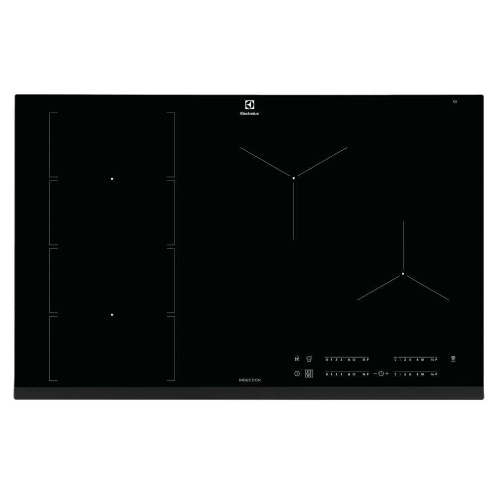 Cooktop 4 Bocas de Indução Electrolux Expert com Flexi Cook e Timer (IE8FB) 220