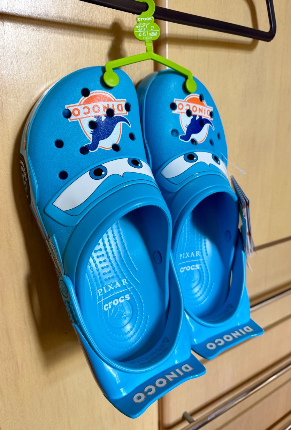 Cars x Crocs Crocband Lightning McQueen Dinoco Blue — 40, Novo