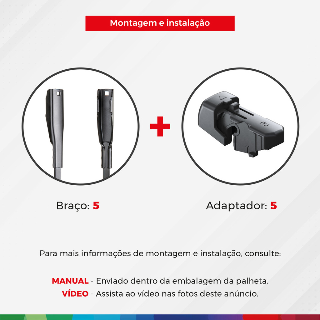Foto 2 de Palheta Limpa Parabrisa Bosch Idea Adventure 2011 A 2013
