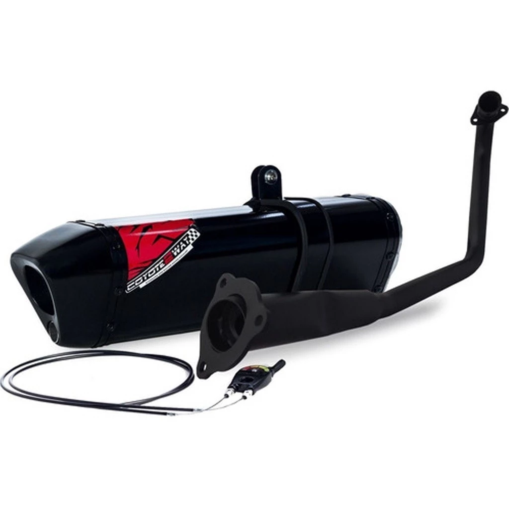 Escape / Ponteira Coyote Modelo TRS 2 Way + MAIS em Alumínio - Pop 110 ano 2015 em Diante - Honda