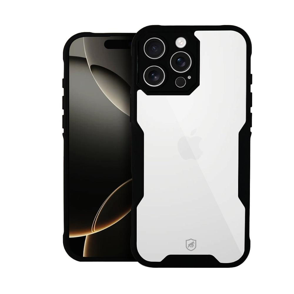 Capa case capinha para iPhone 16 Pro - Dual Shock Sense Preta - Gshield