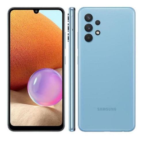 Seminovo: Samsung Galaxy A32 128 GB Azul - Excelente