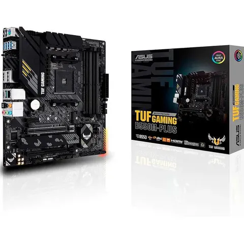 Placa-Mãe Asus TUF Gaming B550M-Plus AMD AM4 4xDDR4 mATX - 90MB14A0-C1BAY0