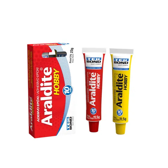 Araldite Hobby 1 Caixa c/2 Unidades 23g TEKBOND