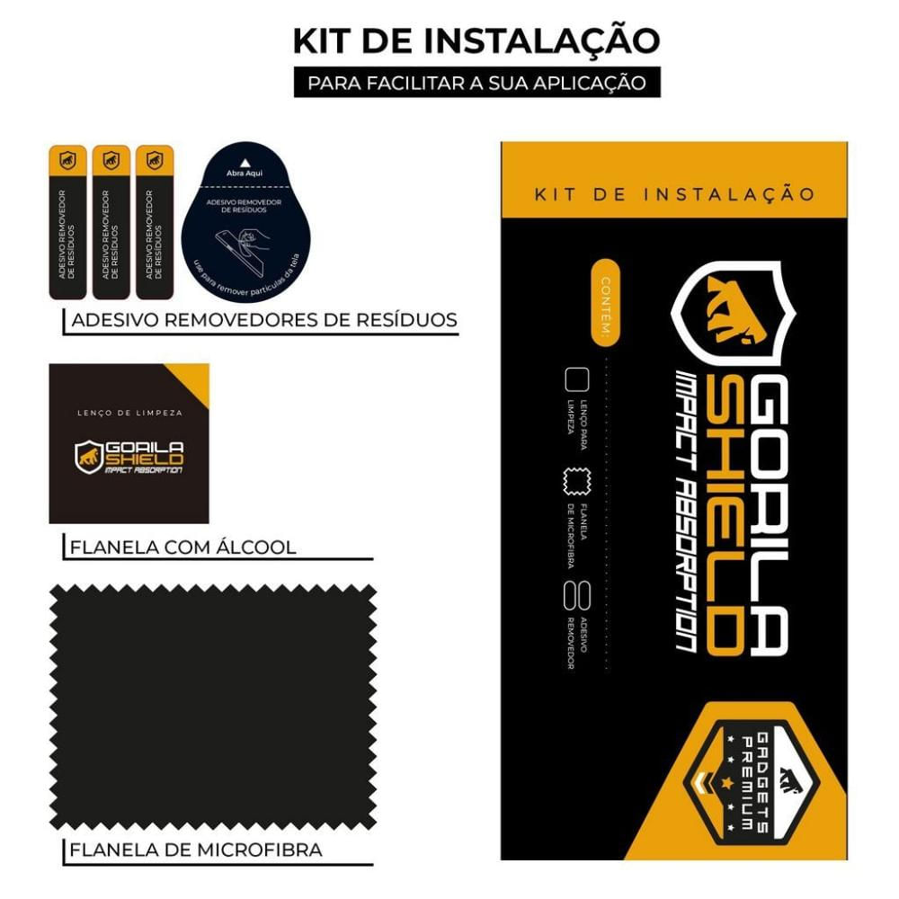 Foto 4 de Película Coverage 5D Pro Preta Para iPhone 13 Mini - Gshield