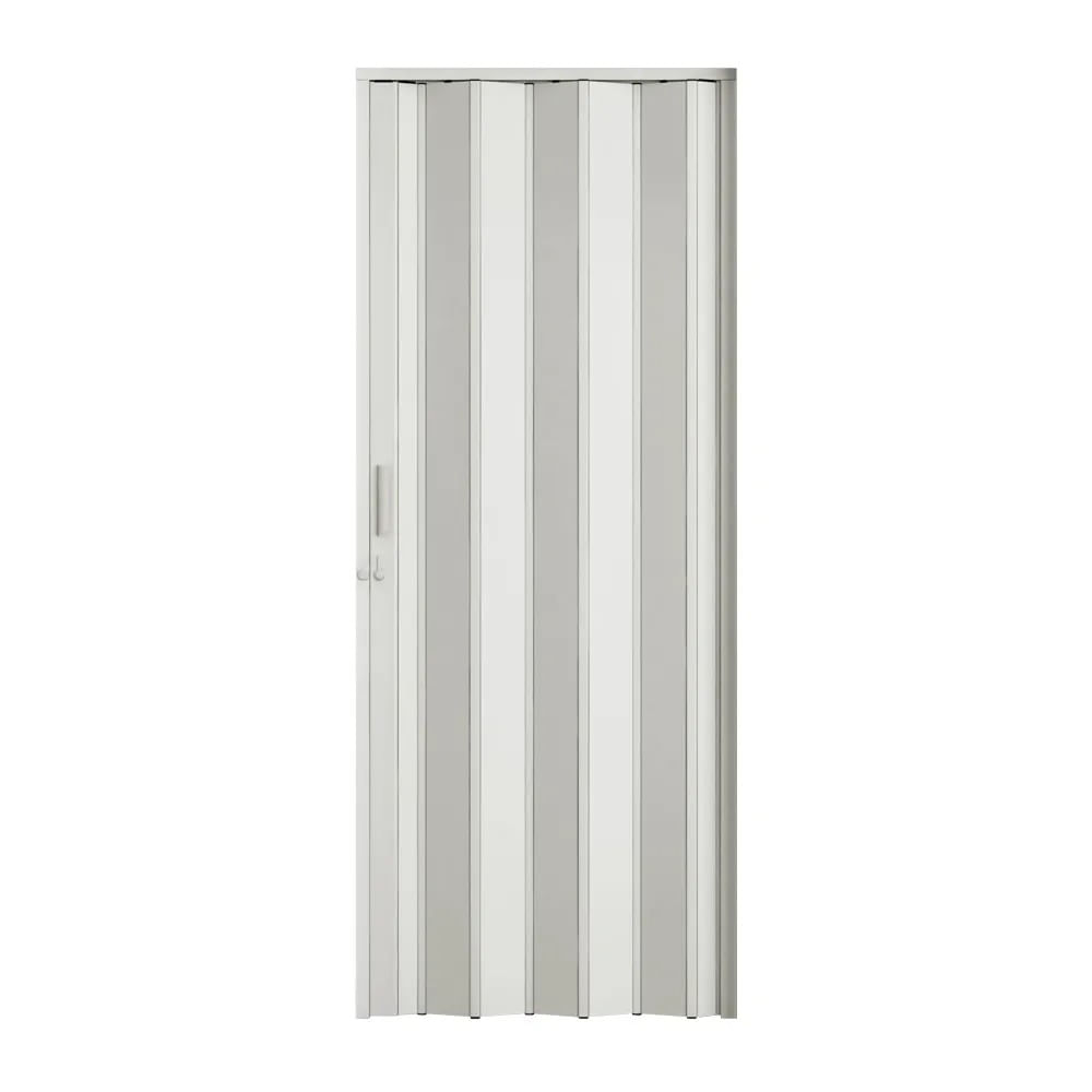 Porta Sanfonada com Trinco em PVC 84x210cm Branco BCF