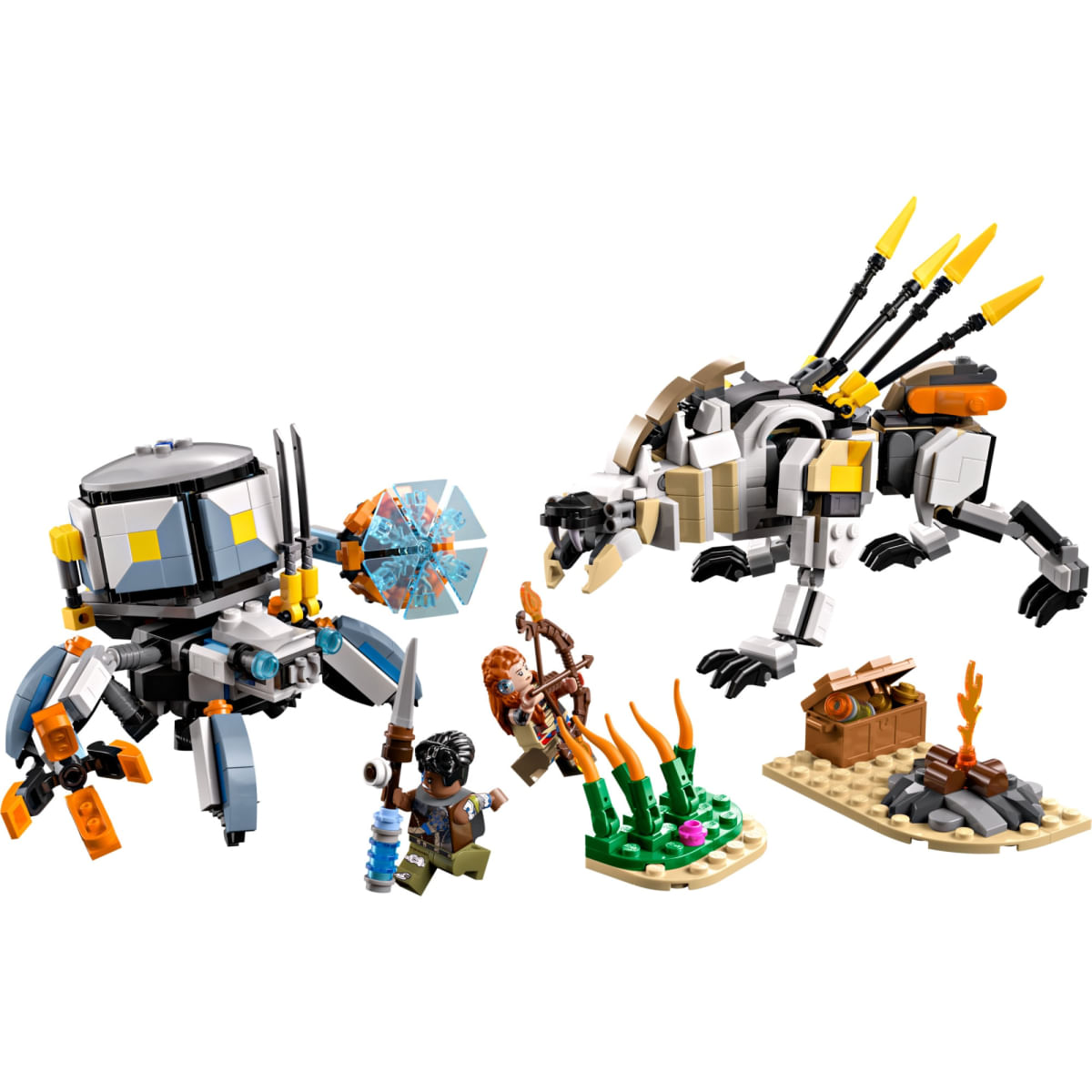LEGO® Aloy e Varl vs Shell-Walker e Sawtooth