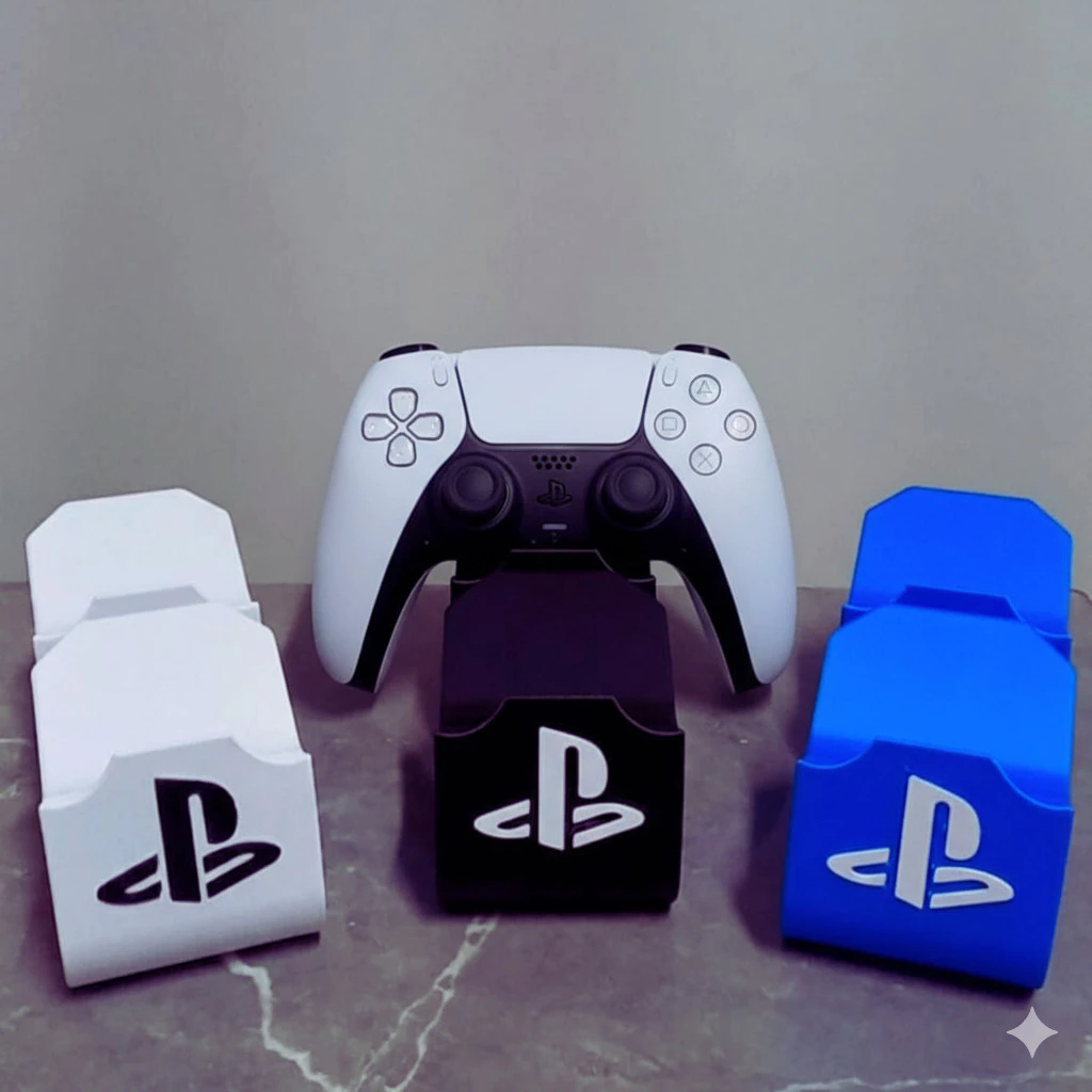 Suporte duplo para controle, ps3, ps4 e ps5.