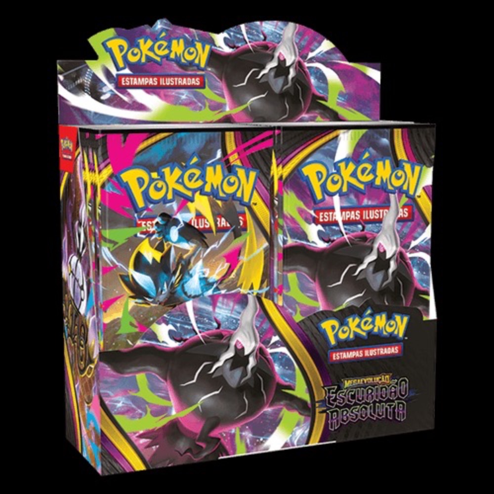 Caixa de Booster ME05 Escuridão Absoluta Pokémon TCG PT-BR — Único, Novo