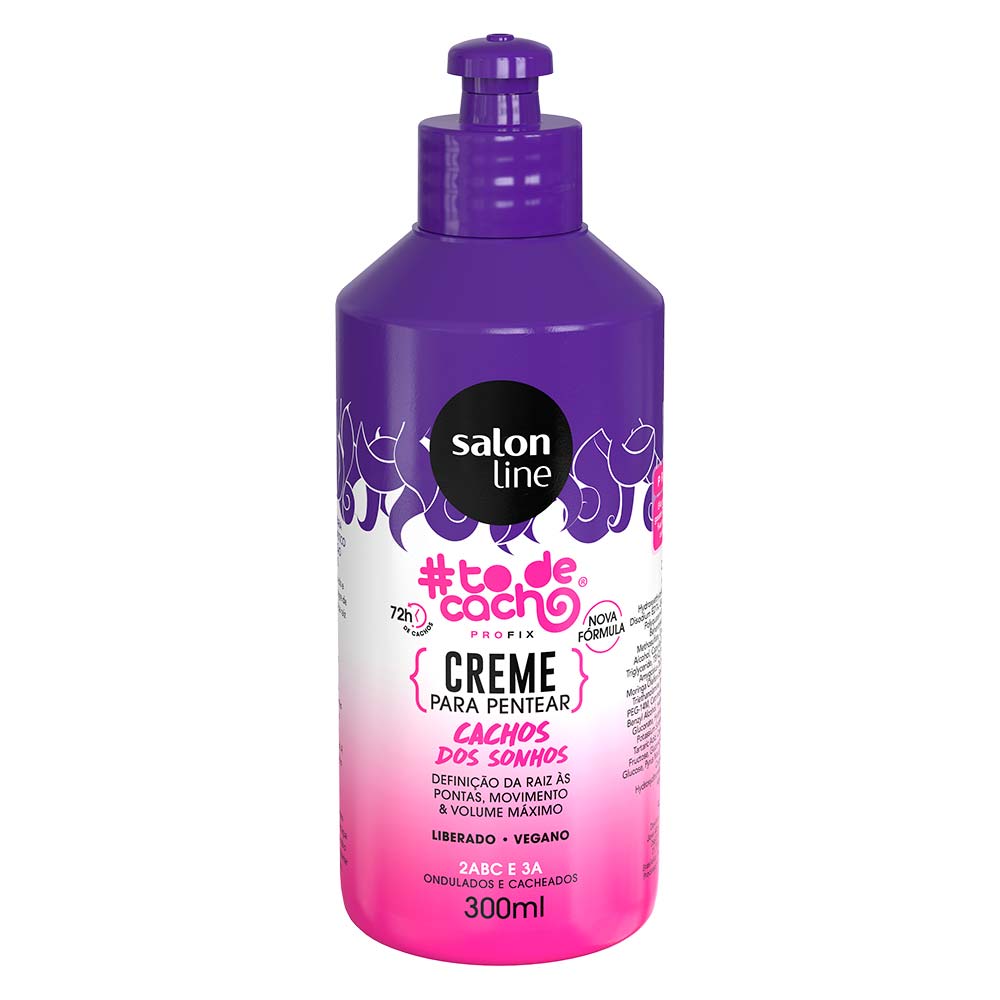 Salon Line Cacho dos Sonhos To de Cacho – Creme de Pentear — 300ml
