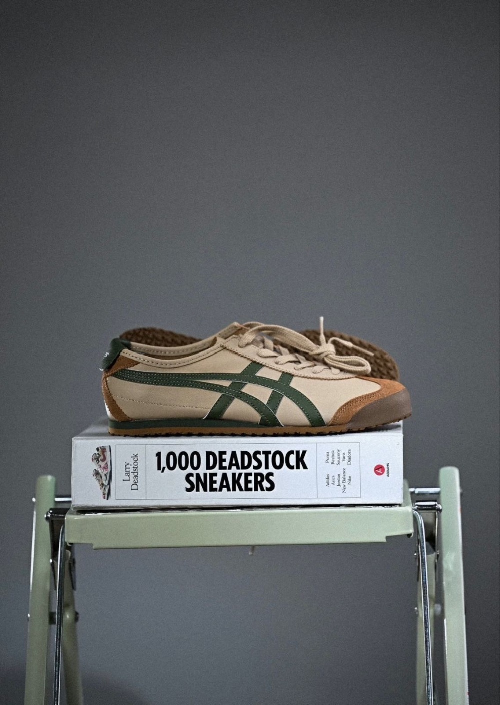 Onitsuka Tiger Mexico 66 Beige Grass Green — 38, Novo