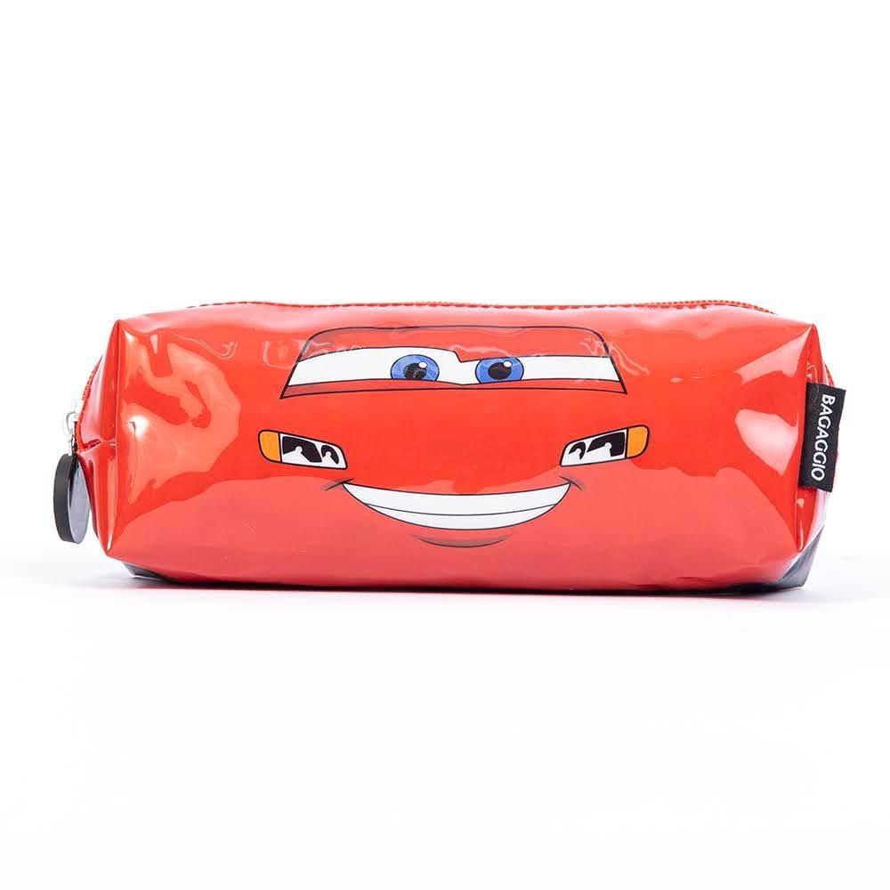 Estojo Escolar Masculino Carros Vermelho U / Vermelho
