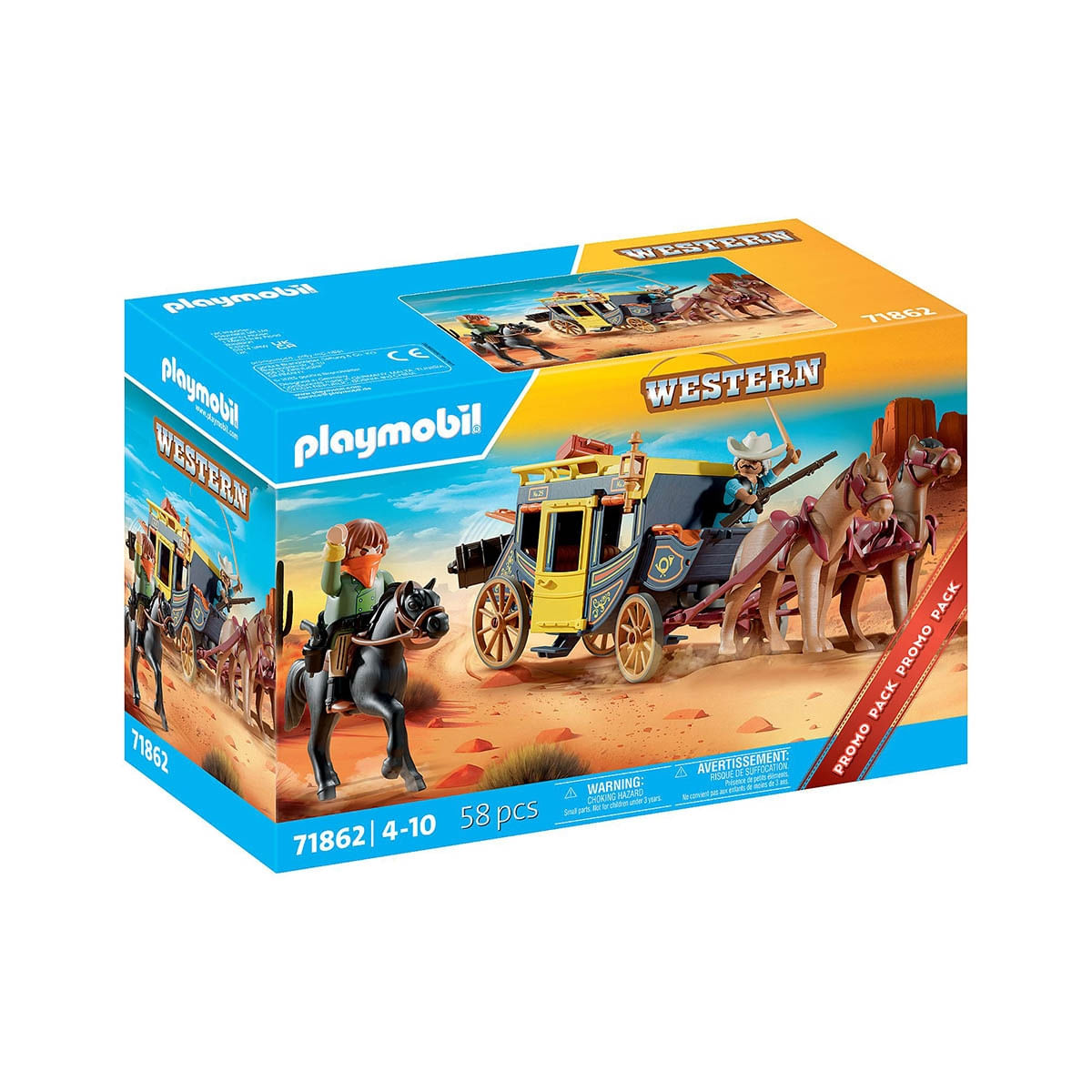 Stagecoach do Faroeste - Playmobil Western 71862