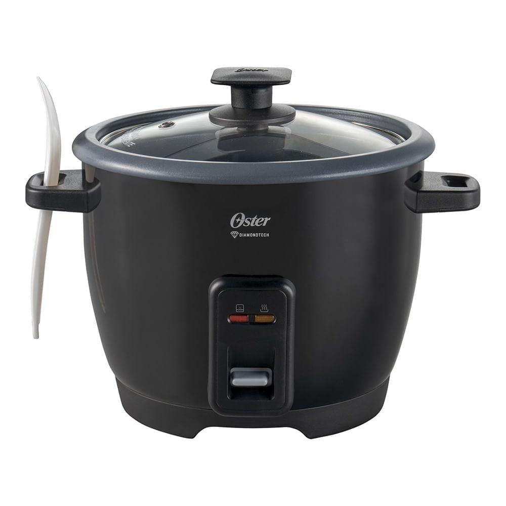 Panela Elétrica de Arroz Oster Diamondtech Black CKSTRCB7DFBLK017 1,2L 700W Preto 220V