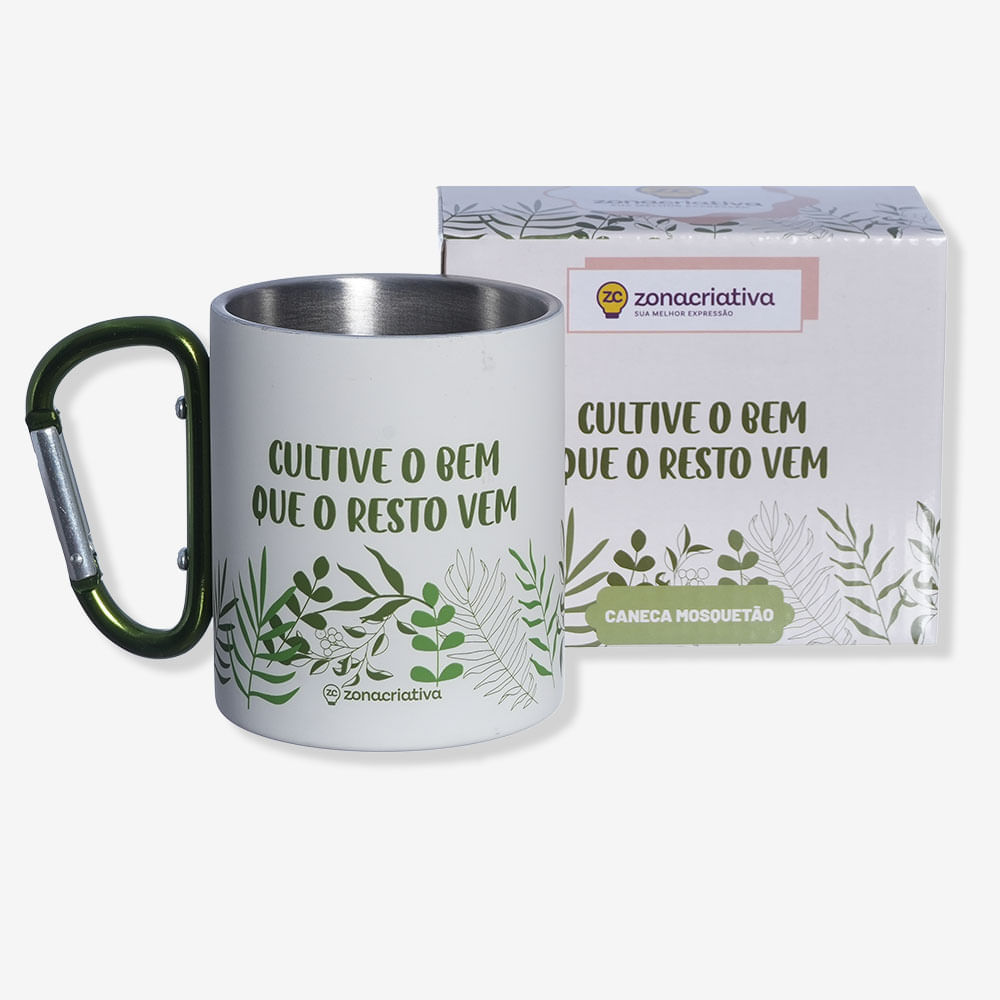Foto 2 de Caneca Mosquetão Jardinagem - Zonacriativa