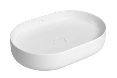 Cuba Oval de Apoio 60cm Branco Deca