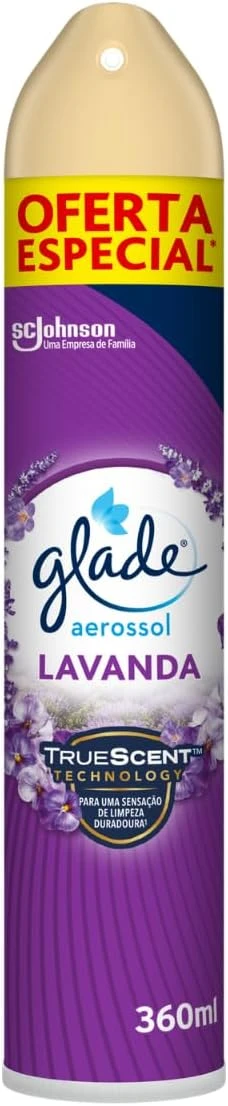 Glade Aromatizador de Ambiente, Lavanda, Aerosol 360ml