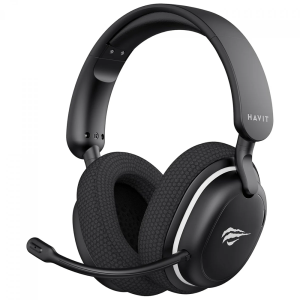 Headset Gamer Havit Fuxi-H7SE, WirelessBluetooth, Microfone Destacável, Drivers de 40mm, Preto