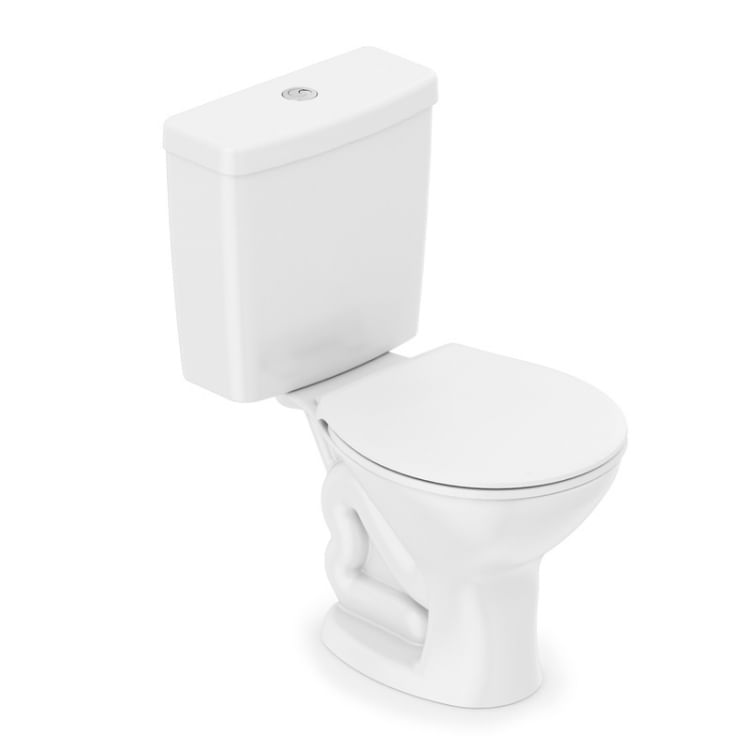 Vaso Sanitário com Caixa Acoplada 3/6L Saveiro Branco Celite
