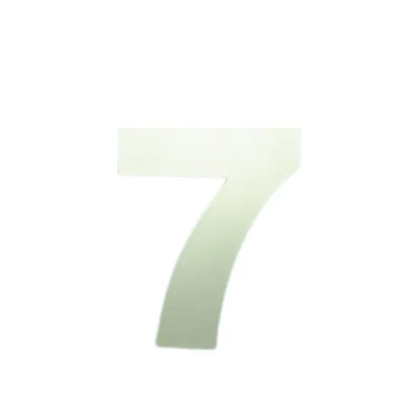 AN 15.7 - NUMERO DE ALUMINIO ESPELHADO - ANTICATTO
