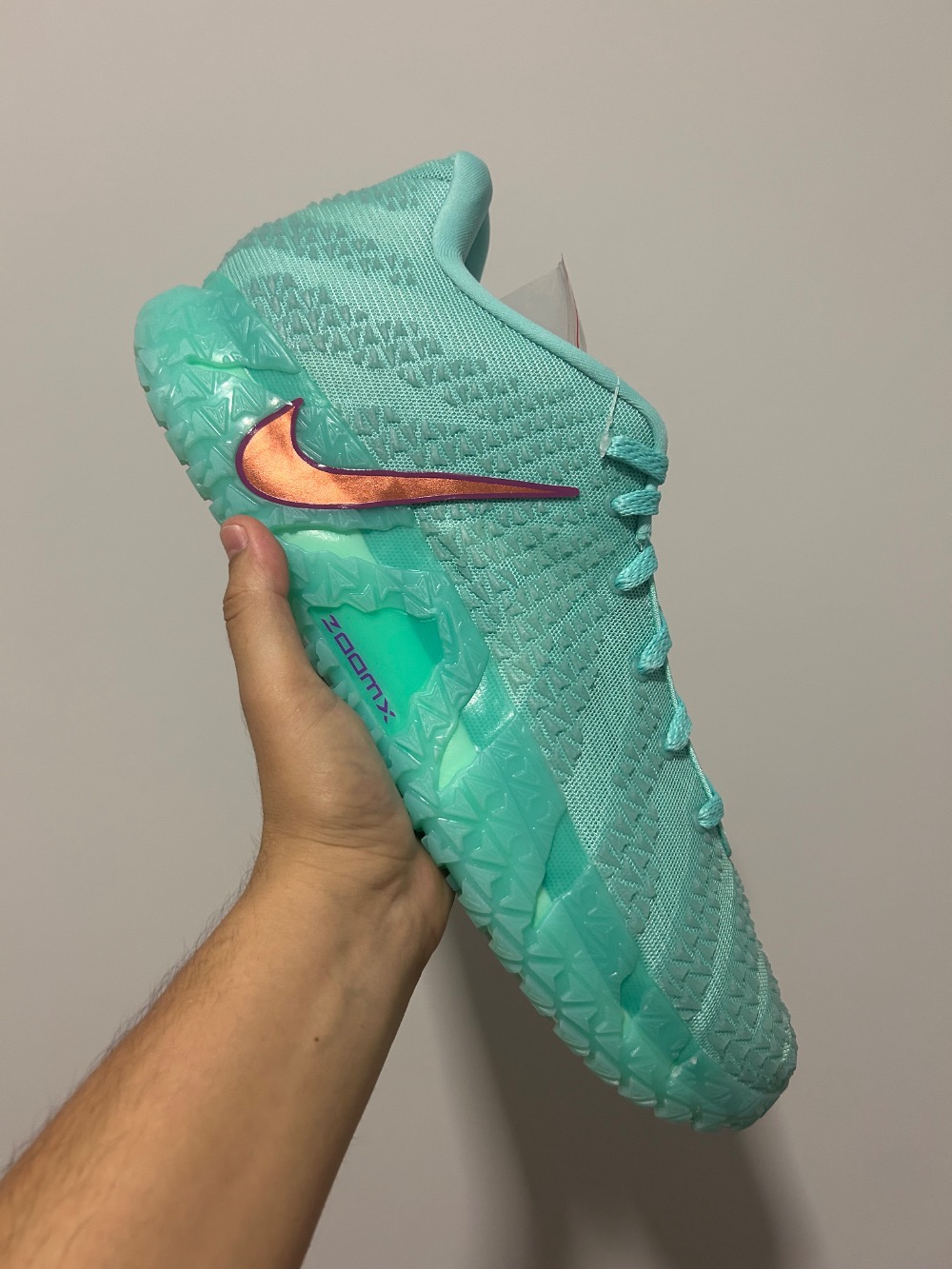 Nike Ja 3 12 Time Bleached Turquoise Vivid Purple Safety Orange — 51, Novo