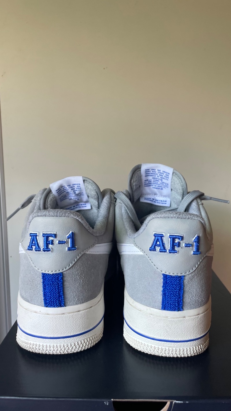 Foto 3 de Nike Air Force 1 Athletic Grey Royal — 41, Usado