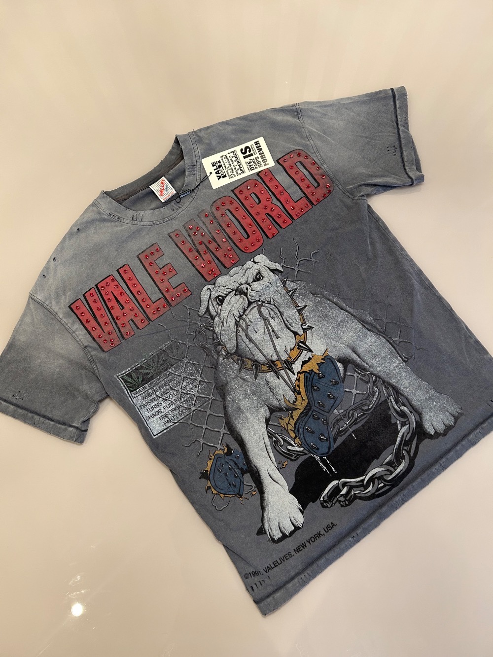 Camiseta Vale Lives Forever Dogyard Grey — M, Novo