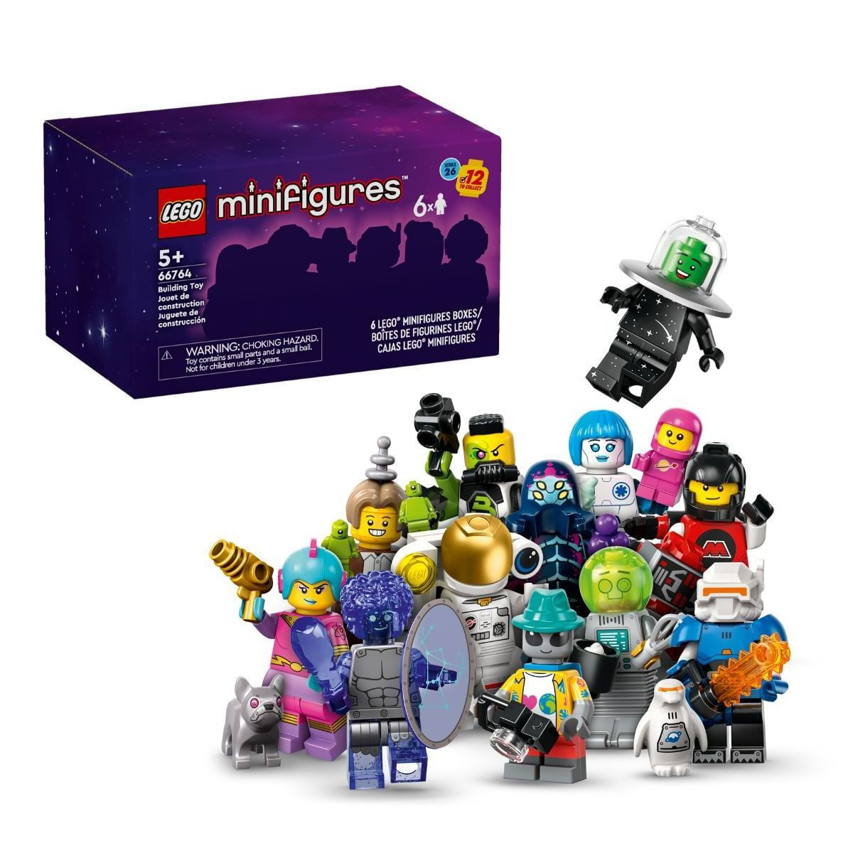 Minifiguras LEGO® Série 26 - Pack de 6 do Espaço 66764