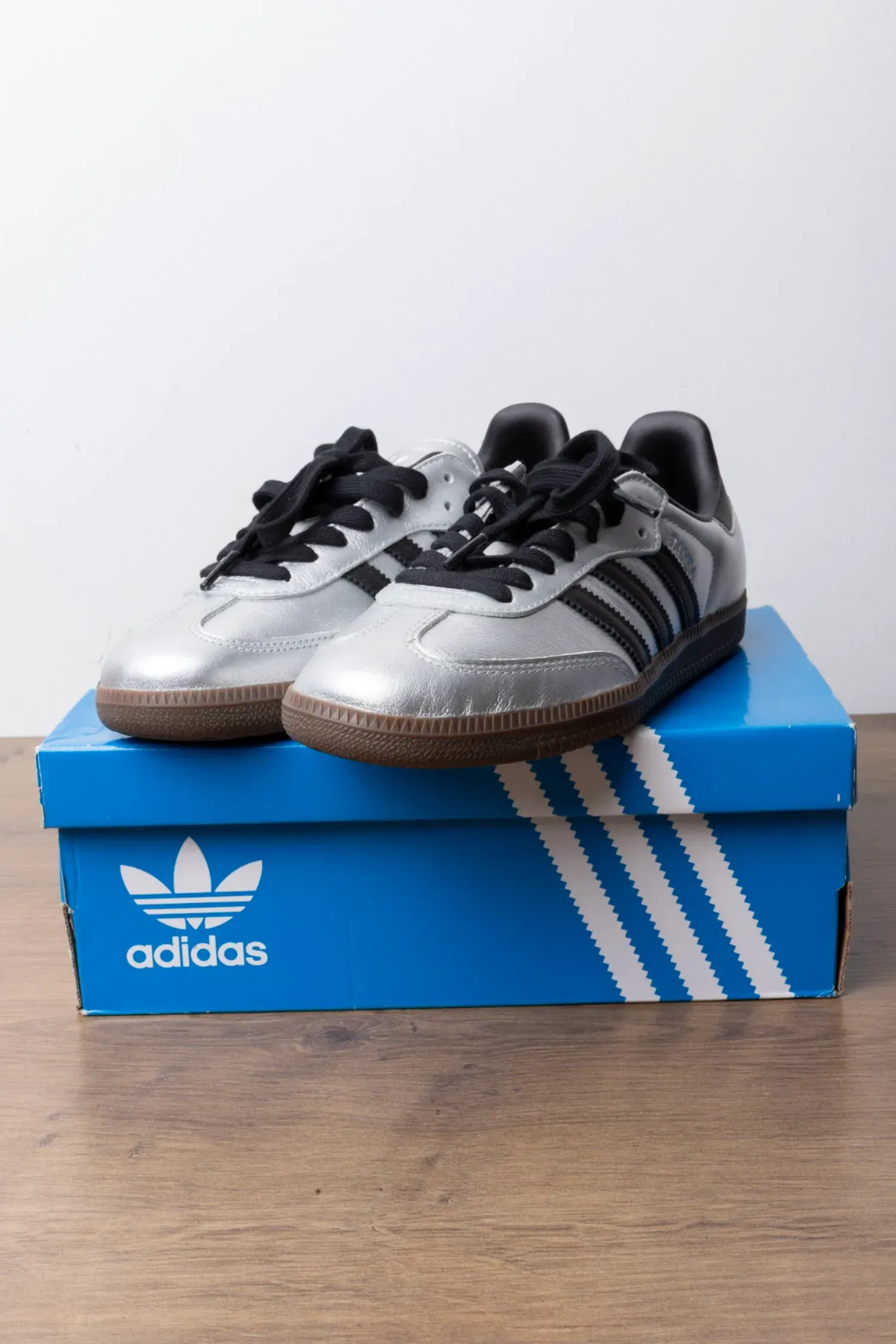 adidas Samba OG Silver Metallic — 37, Novo