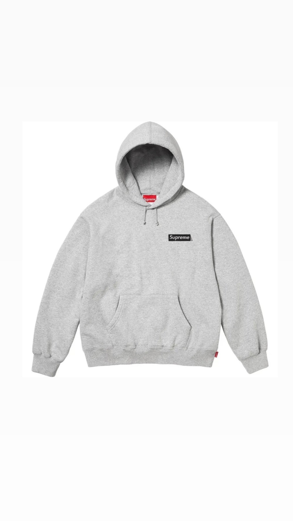 Moletom Supreme President Hooded Heather Grey FW25-W14 — P / M / G, Novo