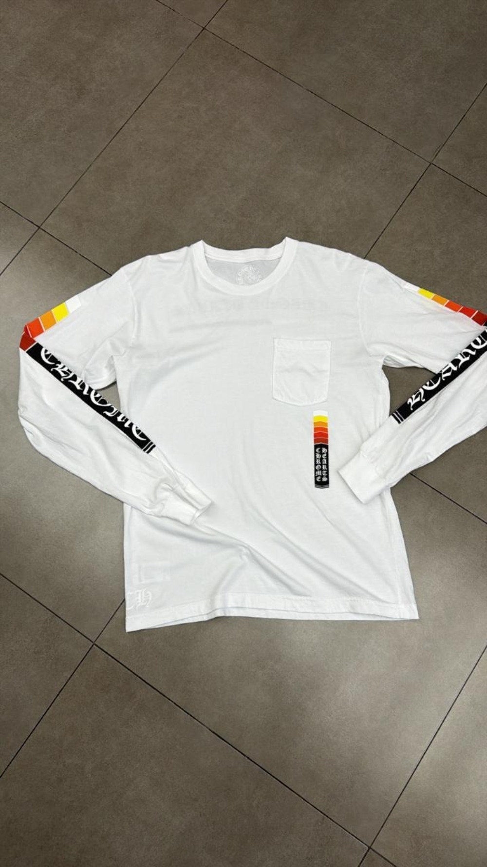 Camiseta Chrome Hearts Manga Longa Boost White — G, Usado