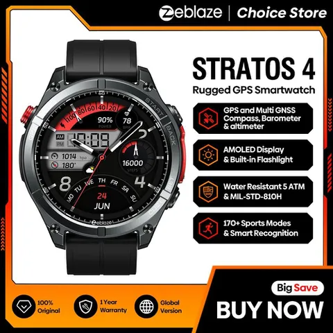 Smartwatch Zeblaze Stratos 4 GPS AMOLED 1,43