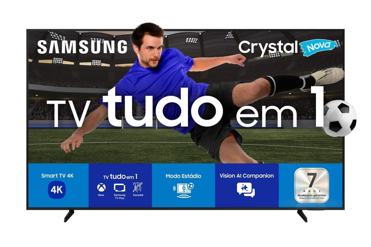 Smart TV 43" 4K Samsung 43U8600F Crystal HDR Tizen Alexa e Xbox Gaming