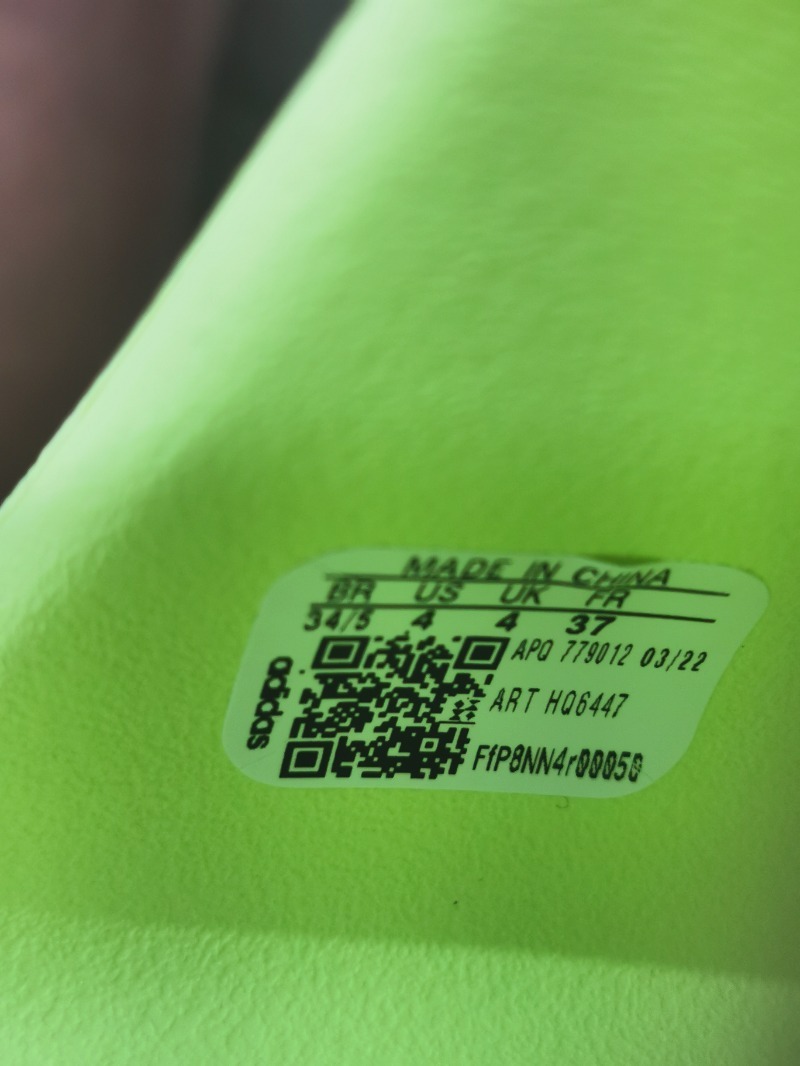 Foto 2 de Yeezy Slide Glow Green (2022) — 35, Novo