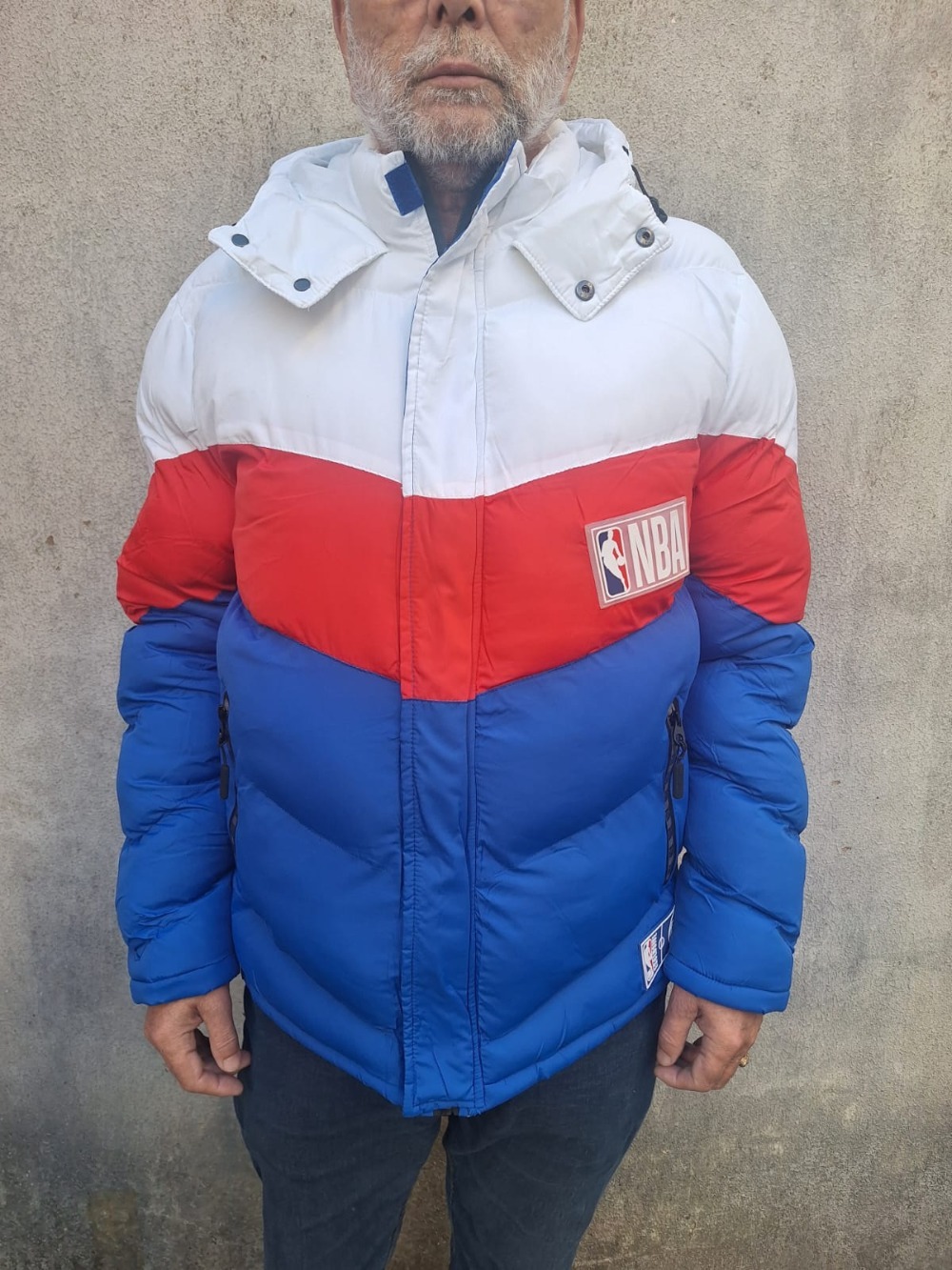 Jaqueta Puffer NBA Dual Color — p, Novo