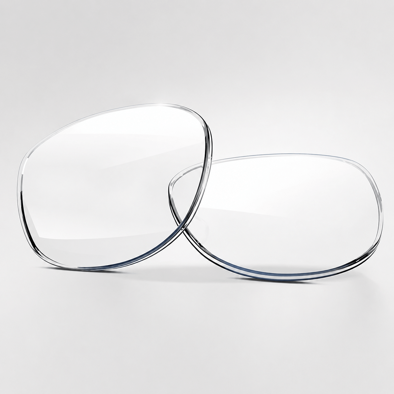Lente de Grau, Espessura Normal 1.56 Com Antirreflexo e Filtro Verde Par de Lentes de Grau, Espessura Normal 1.56 Com Antirreflexo e Filtro Verde