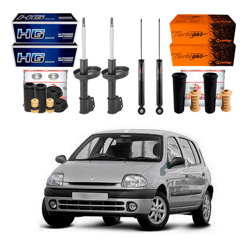 Amortecedor Dianteiro Traseiro Clio 1.0 2001 A 2011