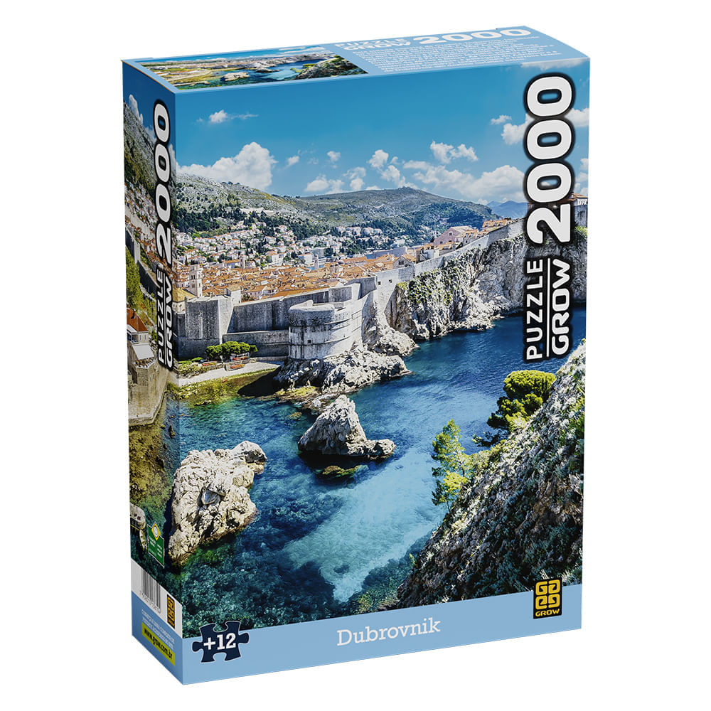 Quebra-cabeça 2000 peças Dubrovinik Quebra-cabeça 2000 peças Dubrovnik