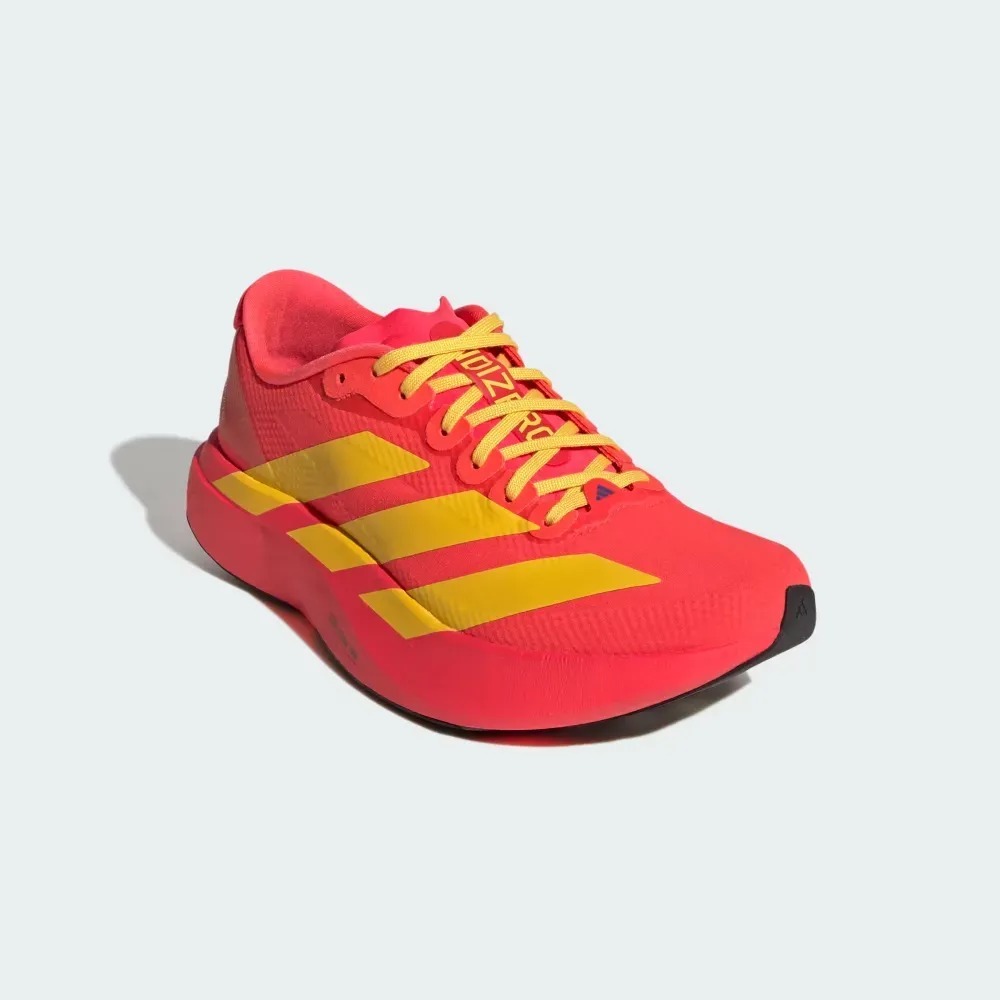 adidas Adizero Evo SL Lucid Red Bold Gold Feminino — 34 / 35 / 36 / 37 / 38 / 39, Novo