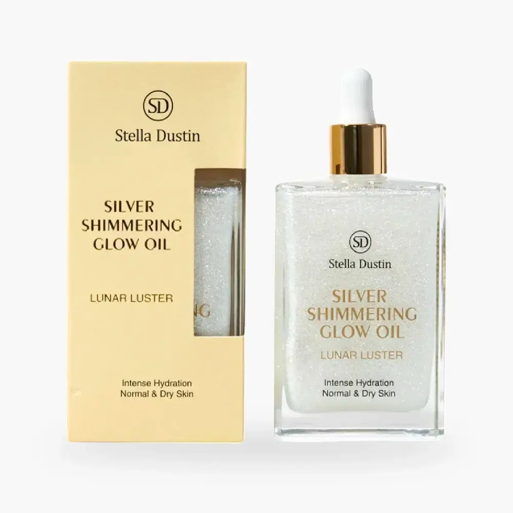 Óleo Corporal Silver Shimmering Luna Luster — 100 ML