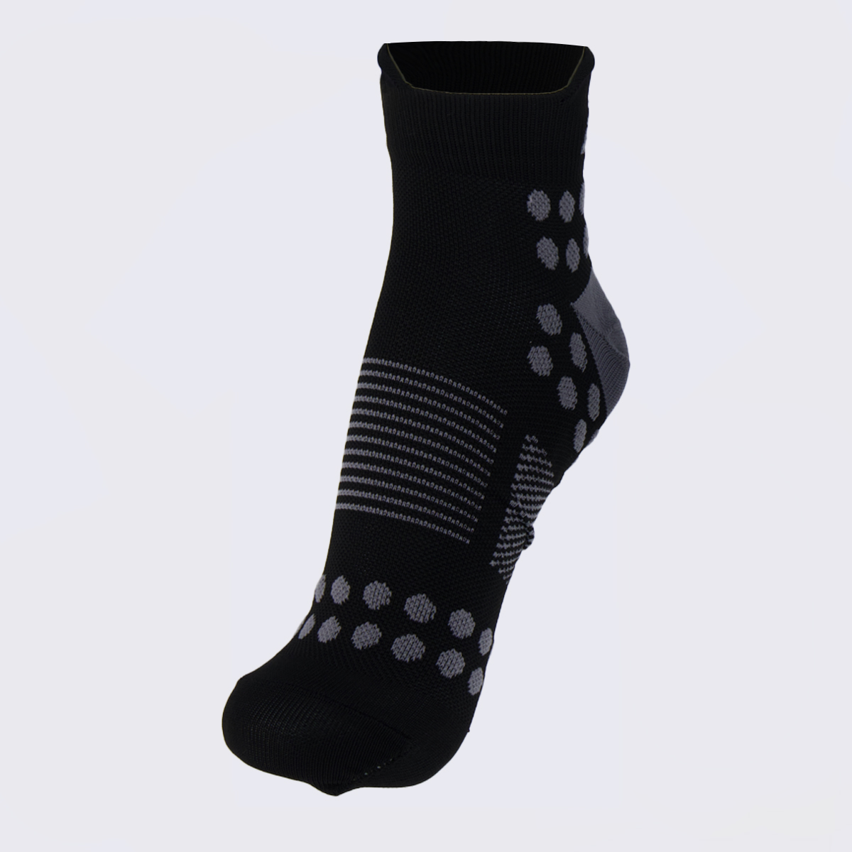 Meia Fila Functional Preta e Cinza