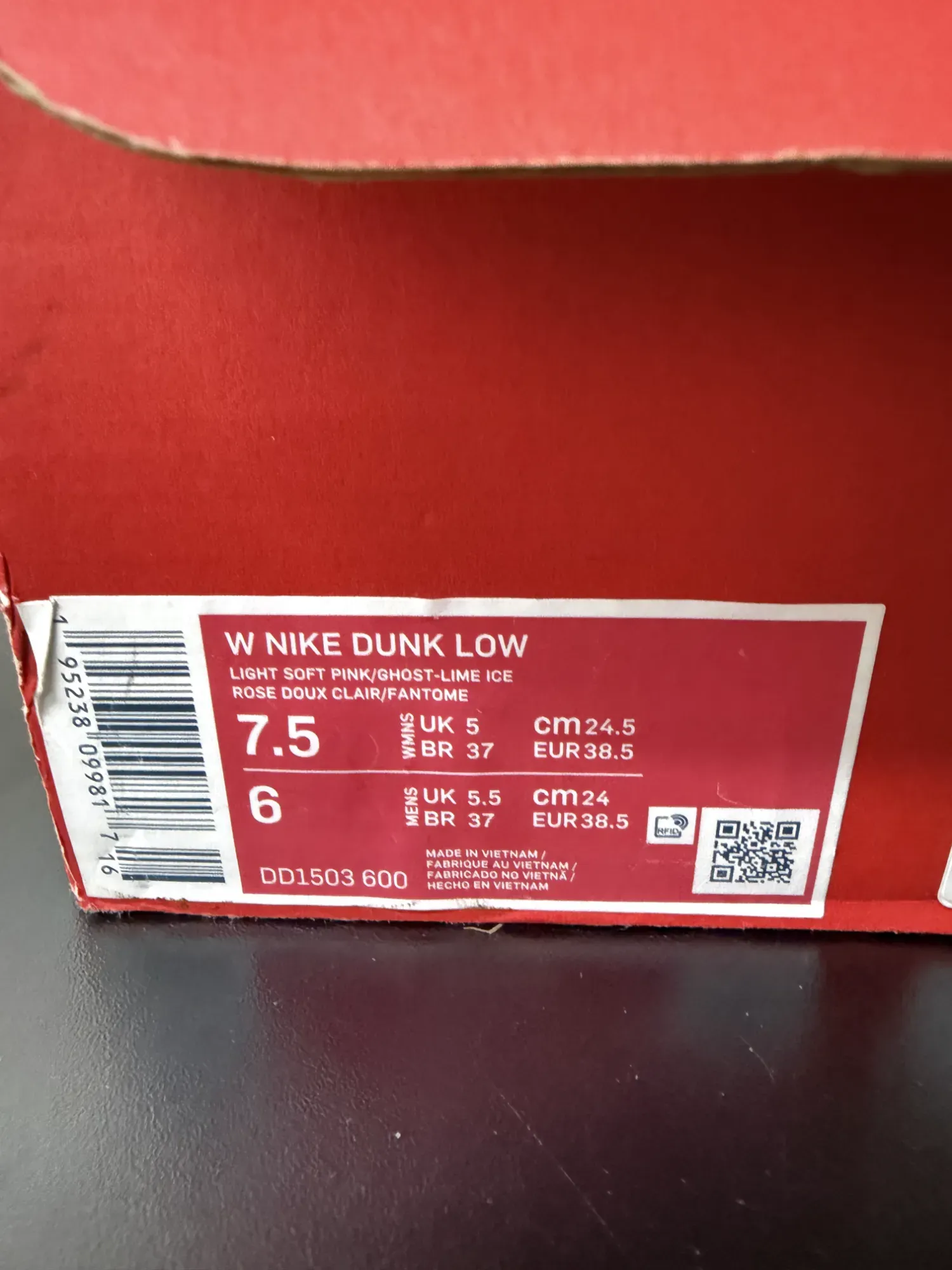 Foto 4 de Nike Dunk Low Lime Ice — 37, Novo